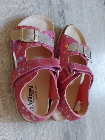 billowy Sandalen in Pink