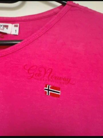 Geographical Norway Shirt "Jelodie" in Pink