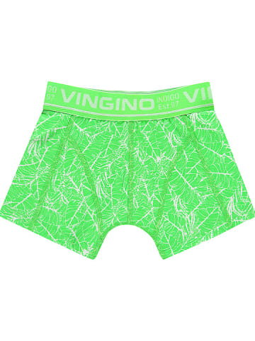 Vingino 2er-Set: Boxershorts in Grün/ Dunkelblau