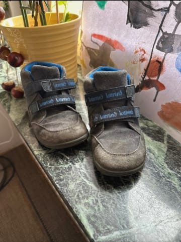lamino Leder-Barfußschuhe in Dunkelblau