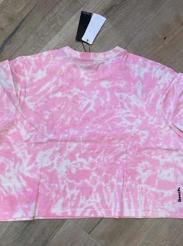 Bench Shirt "Karma" in Pink/ Weiß