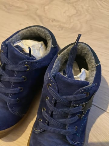 lamino Leder-Sneakers in Blau