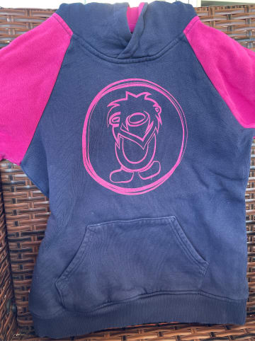 Trollkids Hoodie "Stavanger" in Dunkelblau/ Pink