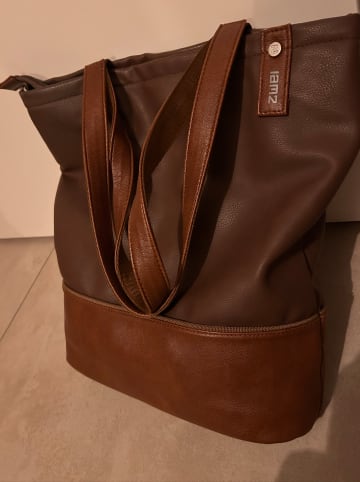 Zwei Schultertasche "J145" in Braun/ Hellbraun - (B)37 x (H)36 x (T)15 cm