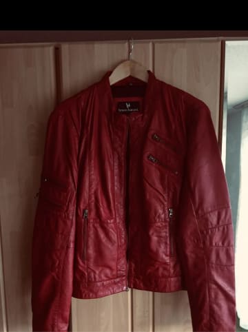 Bruno Banani Lederjacke LOLITA in red