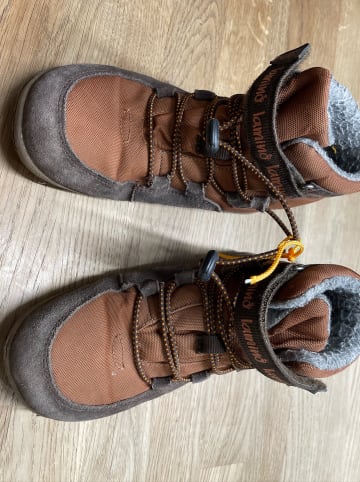lamino Leder-Barfußschuhe in Hellbraun