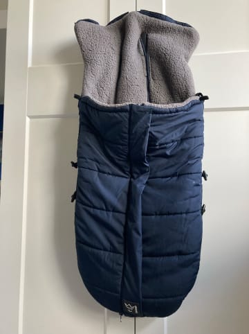 Kaiser Naturfellprodukte Thermo-Fußsack "Mila" in Dunkelblau - (L)105 x (B)48 cm