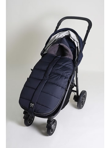 Kaiser Naturfellprodukte Thermo-Fußsack "Mila" in Dunkelblau - (L)105 x (B)48 cm