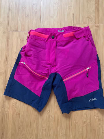 cmp 3in1-Fahrradshorts in Pink/ Dunkelblau/ Schwarz