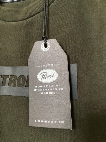 Petrol Sweatshirt in Dunkelgrün