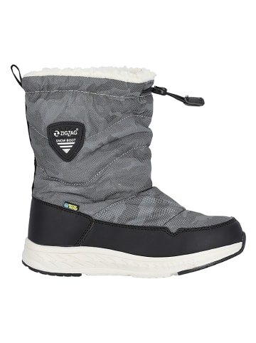 Zigzag Boots in Grau