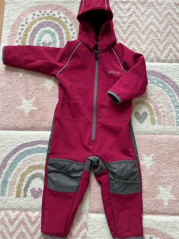 JAKO-O Softshell-Overall in Bordeaux/ Schwarz