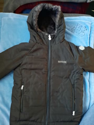 Regatta Wendejacke "Spyra" in Schwarz/ Grau