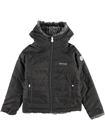 Regatta Wendejacke "Spyra" in Schwarz/ Grau