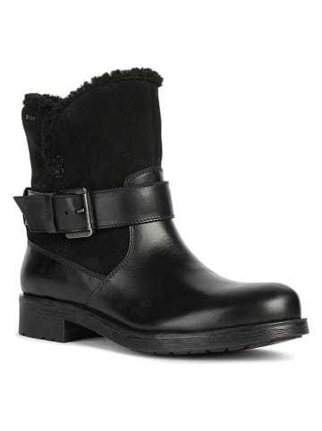 Geox Leder-Boots "Rawelle" in Schwarz