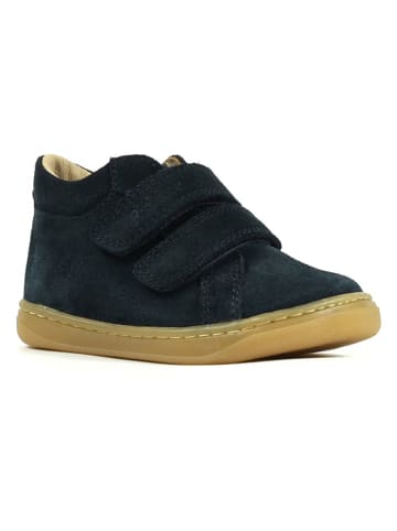Richter Shoes Leder-Barfußschuhe in Dunkelblau