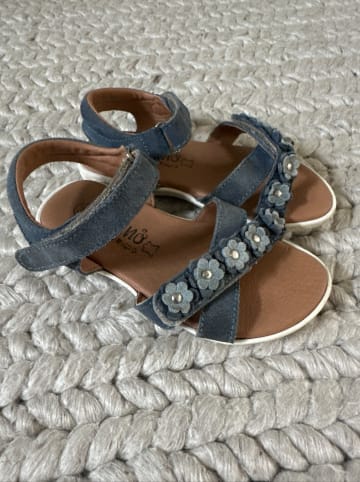 lamino Leder-Sandalen in Blau