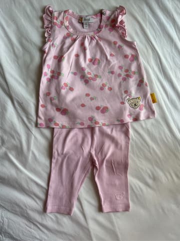 Steiff 2tlg. Outfit in Rosa