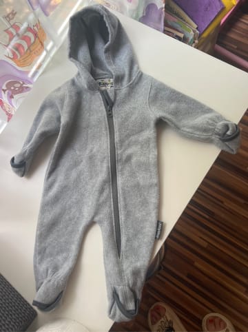 Playshoes Fleece-Overall in Grau