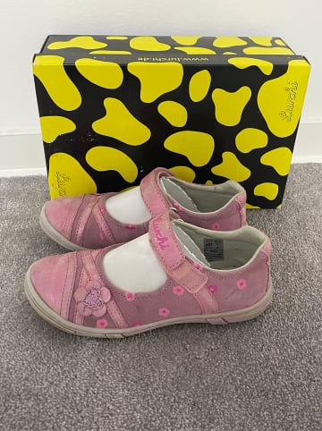 Lurchi Leder-Spangenballerinas "Rilla" in Rosa
