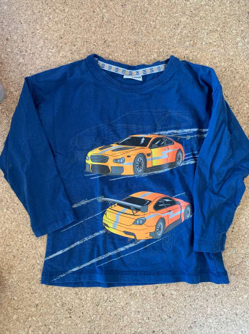 Salt and Pepper Longsleeve in Blau
