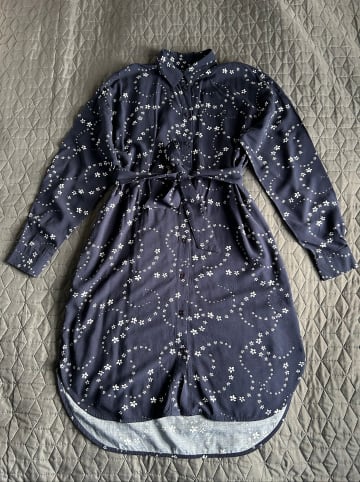 Finn Flare Langarm Kleid in dark blue