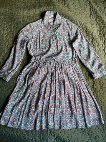 Rich & Royal Kleid in Weiß/ Hellblau/ Rosa