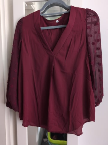 Tina Bluse in Bordeaux