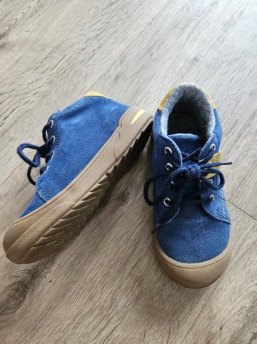 lamino Leder-Sneakers in Blau