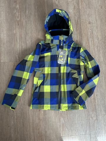 Peak Mountain Softshelljacke in Blau/ Gelb