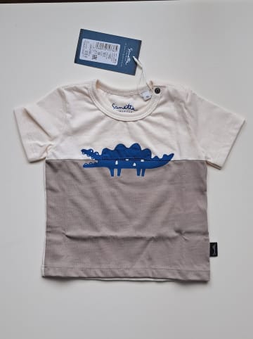 Sanetta Kidswear Shirt "Dino" in Beige