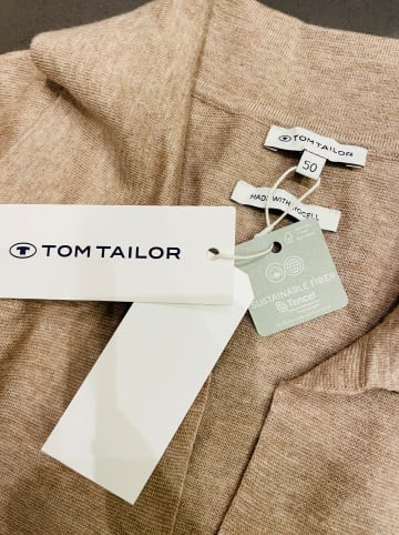 Tom Tailor Pullover in Beige/ Grau