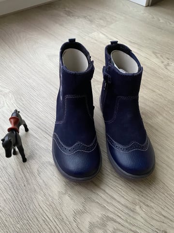 lamino Leder-Chelsea-Boots in Dunkelblau