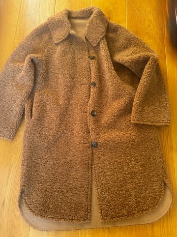 Zero Teddymantel in Camel