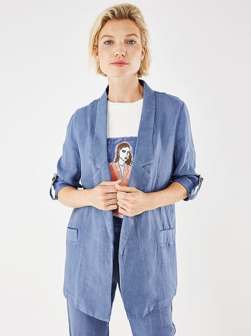 Mexx Leinen-Blazer in Blau