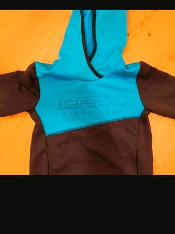 Icepeak Fleecehoodie "Kountze" in Dunkelblau/ Blau