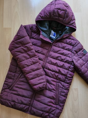 JACK & JONES Junior Steppjacke "Wing" in Bordeaux