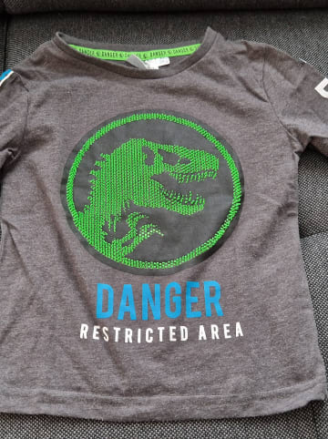 Jurassic World Longsleeve "Jurassic World" in Anthrazit