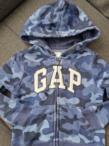 GAP Sweatjacke in Blau