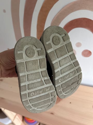 PEPINO Leder-Sandalen "Kansi" in Dunkelblau