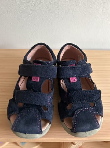 PEPINO Leder-Sandalen "Kansi" in Dunkelblau