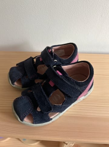 PEPINO Leder-Sandalen "Kansi" in Dunkelblau