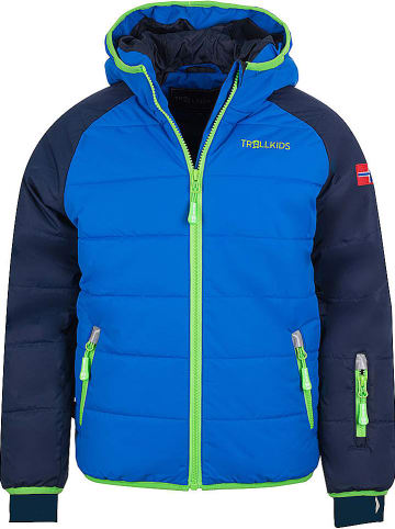 Trollkids Ski-/ Snowboardjacke "Hafjell XT" in Dunkelblau/ Blau