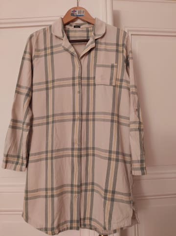 ESPRIT Nachthemd in Beige/ Hellgrau