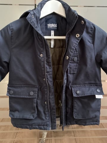 Sigikid Winterjacke wattiert mit Kapuze in Dunkelblau
