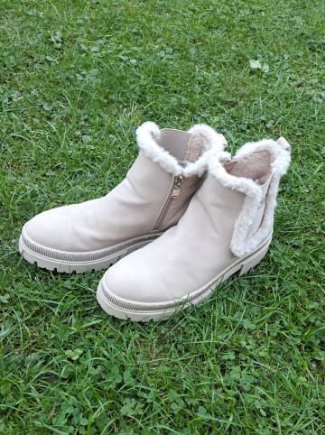 Tom Tailor Stiefel mit Warmfutter in Beige