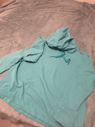 ELBSAND Kapuzensweatshirt in aqua