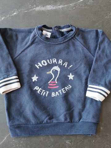 PETIT BATEAU Sweatshirt in Dunkelblau