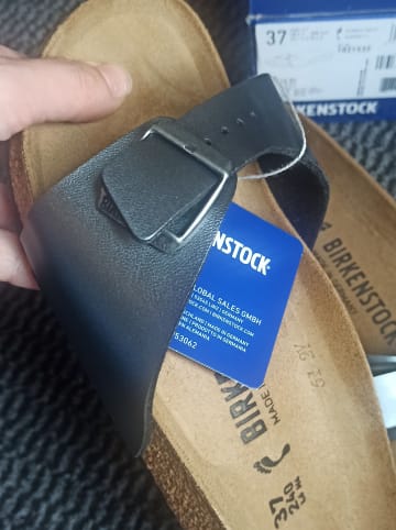 Birkenstock Pantoletten "Madrid" in Schwarz