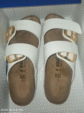 Birkenstock Pantoletten "Arizona" in Weiß